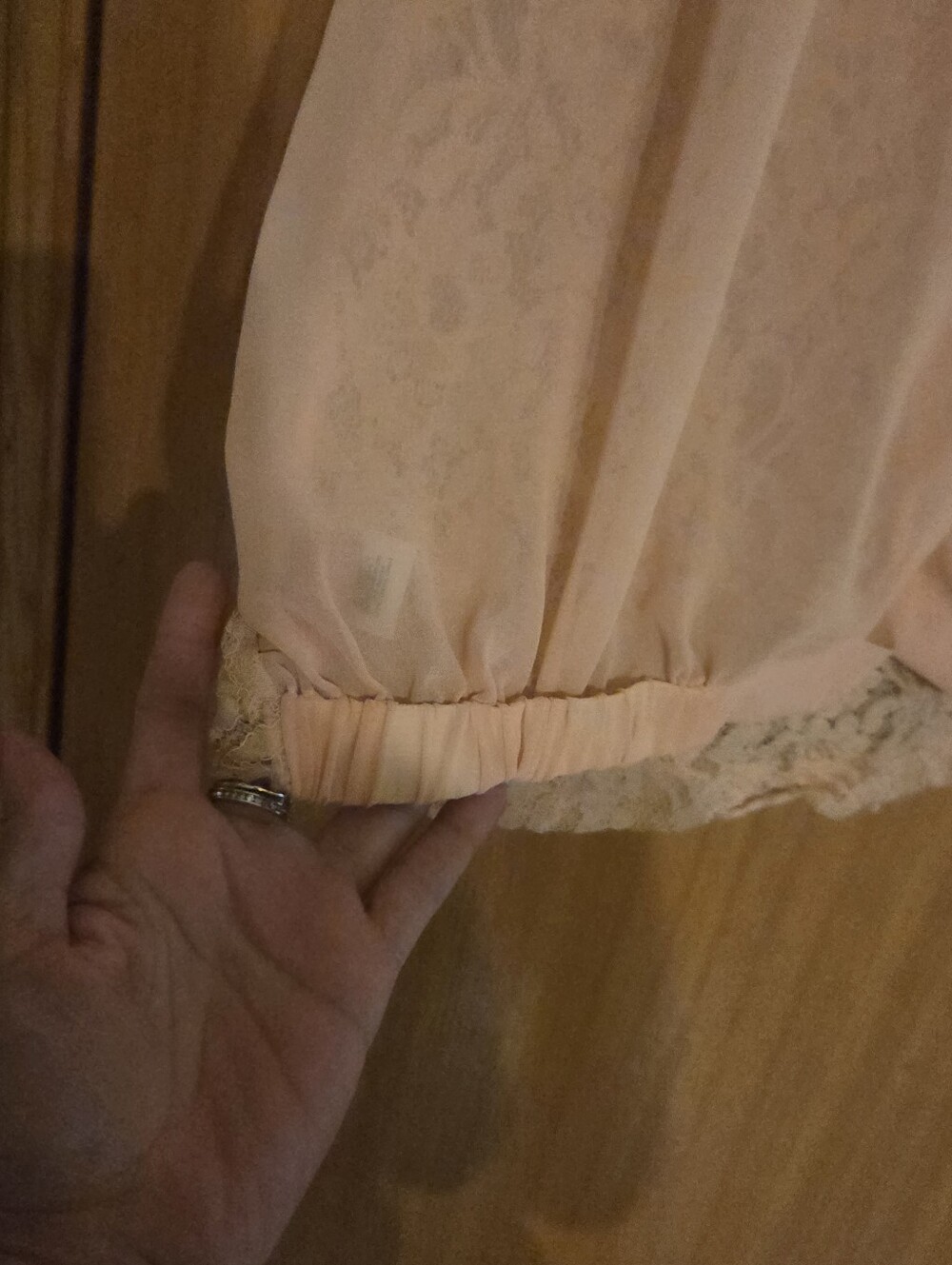 I Jeans By Buffalo Lace Sleeveless Camisole - Blush Pink - Picture 7 of 7